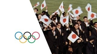 Tokyo 1964 Olympic Games  Olympic Flame amp Opening Ceremony [upl. by Assiluy225]