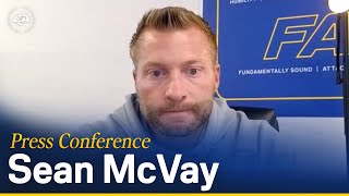 Sean Mcvay On Injury Updates Improving Red Zone Finishes amp Defensive Secondary’s Performance [upl. by Stichter]