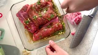 How to marinate Carne Asada [upl. by Wahs]