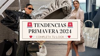 TENDENCIAS de MODA primavera 2024  Completa tu look [upl. by Dryfoos]