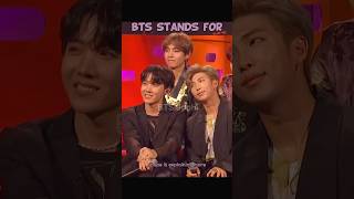 BTS stands for  bts btsshorts btsedits btsarmy kpop [upl. by Okire559]