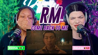 RM Come back to me Official MV reaction [upl. by Ilocin]