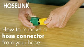 How to remove a Hoselink Hose End Connector from your Hose [upl. by Sigrid]