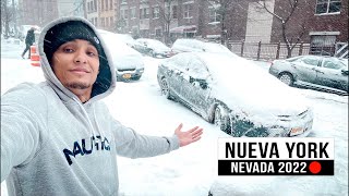 ❄️Nevada en NUEVA YORK  Tormenta 2022🔴 [upl. by Edrick]