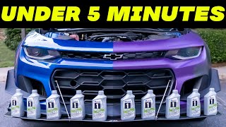 How to Easily Change Your Oil at Home  Camaro SS 1LE [upl. by Amol735]