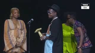 Bruce Melodie The winner of best Rwandan artist Trace Awards 2023 LIVE CEREMONY 1 [upl. by Hamid]