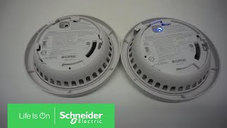 How to Interconnect a Smoke Alarm 755LPSMA4  Schneider Electric Support [upl. by Tshombe]