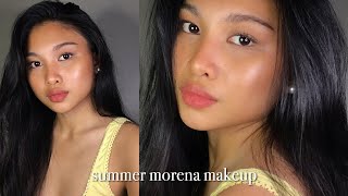 fresh summer morena makeup  glowy no makeup makeup look  Mariella Jemino  Philippines [upl. by Hedda]