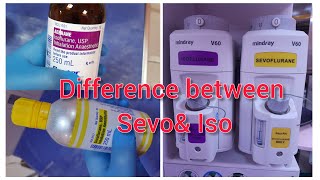 Sevoflurane and Isoflurane or features of Sevo and Iso [upl. by Eibba]