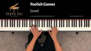 Foolish Games Jewel  Piano Cover [upl. by Akinoj159]