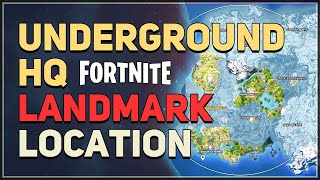 Underground HQ Location Fortnite [upl. by Paschasia]