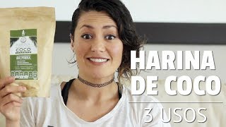 Harina de coco ¡3 recetas irresistibles [upl. by Herrick633]