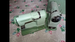 1950s Elna Supermatic Sewing Machine  Pulley Replacement [upl. by Ynej691]