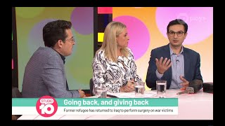 Munjed Al Muderis talks to Studio 10 about Going Back to Iraq [upl. by Asyral]