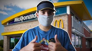 Filming My First Day Working At McDonalds MY EXPERIENCE [upl. by Nolahc]