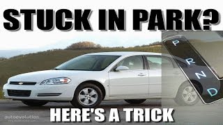 20062013 Chevrolet IMPALA Shifter STUCK in park SIMPLE FIX PROBLEM SOLVED [upl. by Ddal]