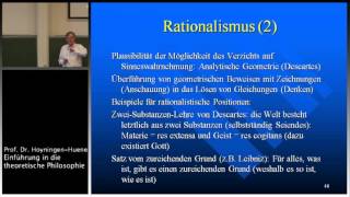 Einführung in die Theoretische Philosophie 3 Vorl Teil II [upl. by Intosh]