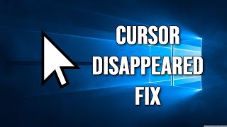 How To FIX Mouse Cursor Disappeared on Windows 10 Problem Keyboard Only Tutorial [upl. by Ettenajna115]