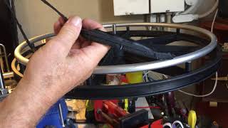 How To Replace 24quot wheelchair Rubber Solid tire Replacement Challenges EnableYourLifecom [upl. by Welsh]