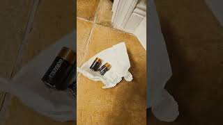 Duracell battery leakage destroying devices Still [upl. by Kemppe]