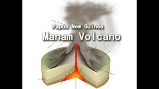 Manam Volcano features of a basalticandesitic stratovolcano in Papua New Guinea [upl. by Welbie427]