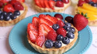 How to make Easy Mini Fruit Tarts at Home [upl. by Anrev]