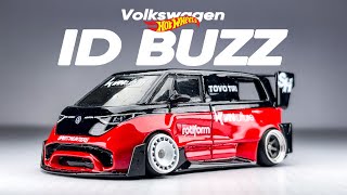 Volkswagen ID Buzz bodykit Hotwheels Custom [upl. by Aneloc]