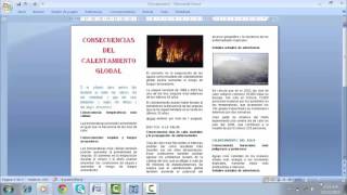 ¿COMO CREAR UN TRIPTICO EN WORD [upl. by Myrah920]