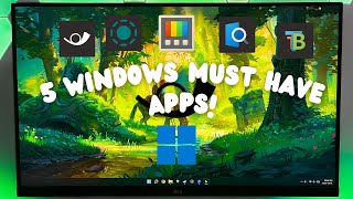 5 Free Must Have Windows Apps to Boost Productivity [upl. by Ydnelg]