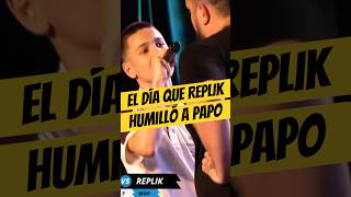 El día que REPLIK HUMILLÓ a PAPO🔥💀 Replik Papo Freestyle fmsargentina [upl. by Otrebile]