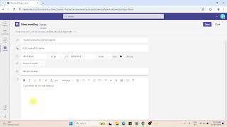 How to schedule a meeting in MS Teams  Schedule an interview in MS Teams [upl. by Nwahsit201]