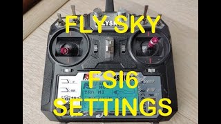 Fly Sky Fs i6X Settings for Rc Tank [upl. by Terris]