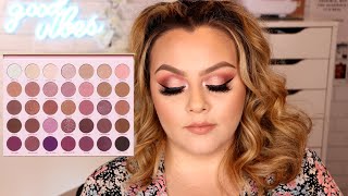 New Morphe 35 XO Natural Flirt Artistry Palette  Swatches amp Tutorial [upl. by Bergmann]