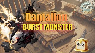 Sword of Convallaria  DANTALION THE BURST MONSTER Guide  Showcase [upl. by Valerio999]