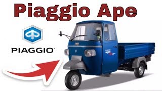 Piaggio APE 2018 todo lo que debes saber de esta MOTOCICLETA INTERIOR Y EXTERIOR [upl. by Flory534]