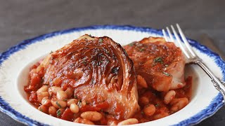 Braised Cabbage with Cannellini Beans [upl. by Vaden]