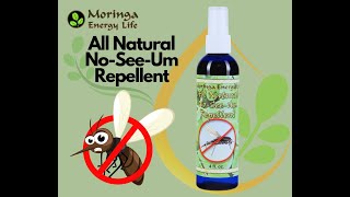 MORINGA ENERGY LIFE ALL NATURAL NOSEEUM SPRAY 🌿 Bug Repellent for NoSeeUm Mosquitoes Bee Safe [upl. by Heller]