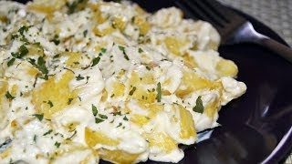 Fried Potatoes with Garlic Aioli Sauce  How to Make Potatoes with Homemade Garlic Mayo [upl. by Auqenat]