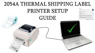 Updated Setup Guide  Arkscan 2054A Thermal Shipping Label Printer Tutorial [upl. by Nye545]