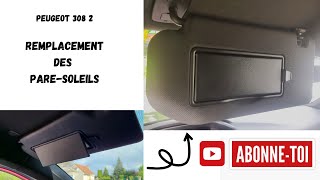 Remplacement dun paresoleil  Peugeot 308 2 [upl. by Luing]