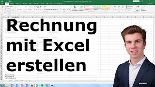 Rechnung mit Excel automatisch erstellen Für Kleinunternehmer [upl. by Jahdol]