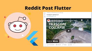 Flutter  How to post on Reddit using Flutter  Reddit  DRAW [upl. by Nilorac403]