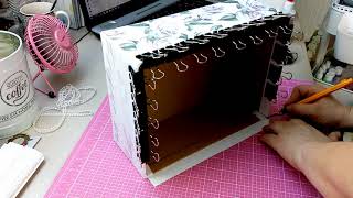 TUTO CUSTOMISATION BOÎTE A CHAUSSURE 2 3 [upl. by Eadith]