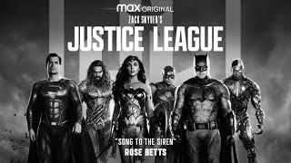 Zack Snyders Justice League Soundtrack  Song to the Siren  Rose Betts  WaterTower [upl. by Halli]