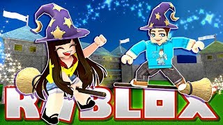 Turning Into Wizards and Building Our Own Castle Roblox [upl. by Salema]