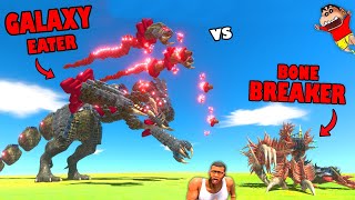 GALAXY EATER Challenges BONE BREAKER in Animal Revolt Battle Simulator with SHINCHAN CHOP UNDEFEATED [upl. by Nonrev786]