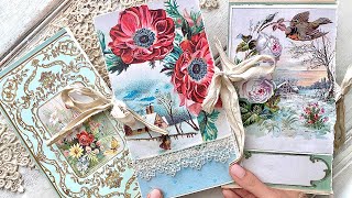 How To Make Easy Trifold Booklets Out Of Book Pages [upl. by Talya]