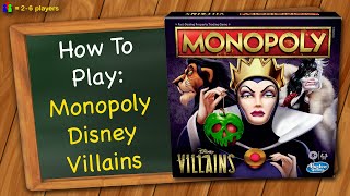 How to play Monopoly Disney Villains [upl. by Acirahs288]