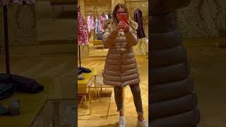 MONCLER JACKET TRY ON VLOG shortvideo monclerjacket [upl. by Nalym]