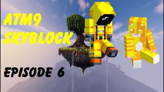 ATM9 Skyblock Episode 6 Minecraft ASMR amp Jumbo Furnace [upl. by Kinghorn]